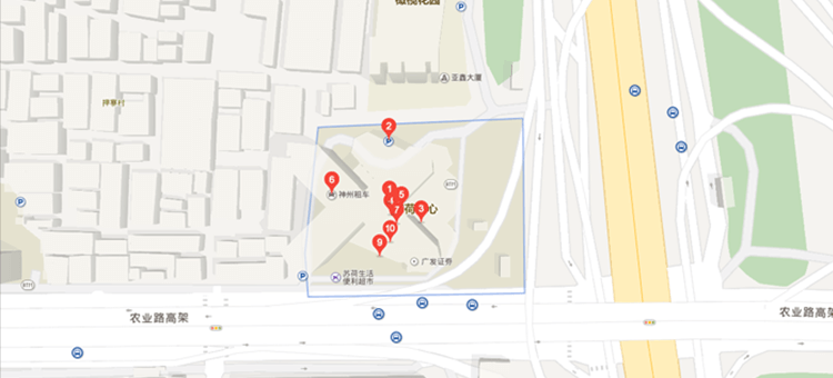 动力思维乐信地图坐标